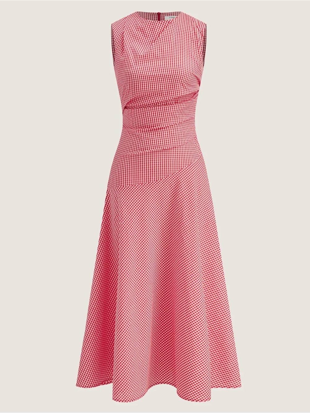 Commense Gingham Midi Dress 👗 NWT